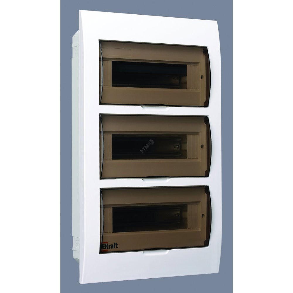 Щит распределительный встраиваемый ЩРв-36 IP41 пластиковый прозрачная дверь (31007DEK)