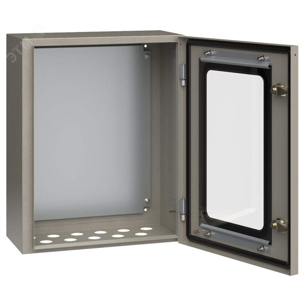 Корпус металлический ЩМП-2-0 (500х400х220мм) У2   IP54 прозрачная дверь IEK (YKM11-02-54-1)
