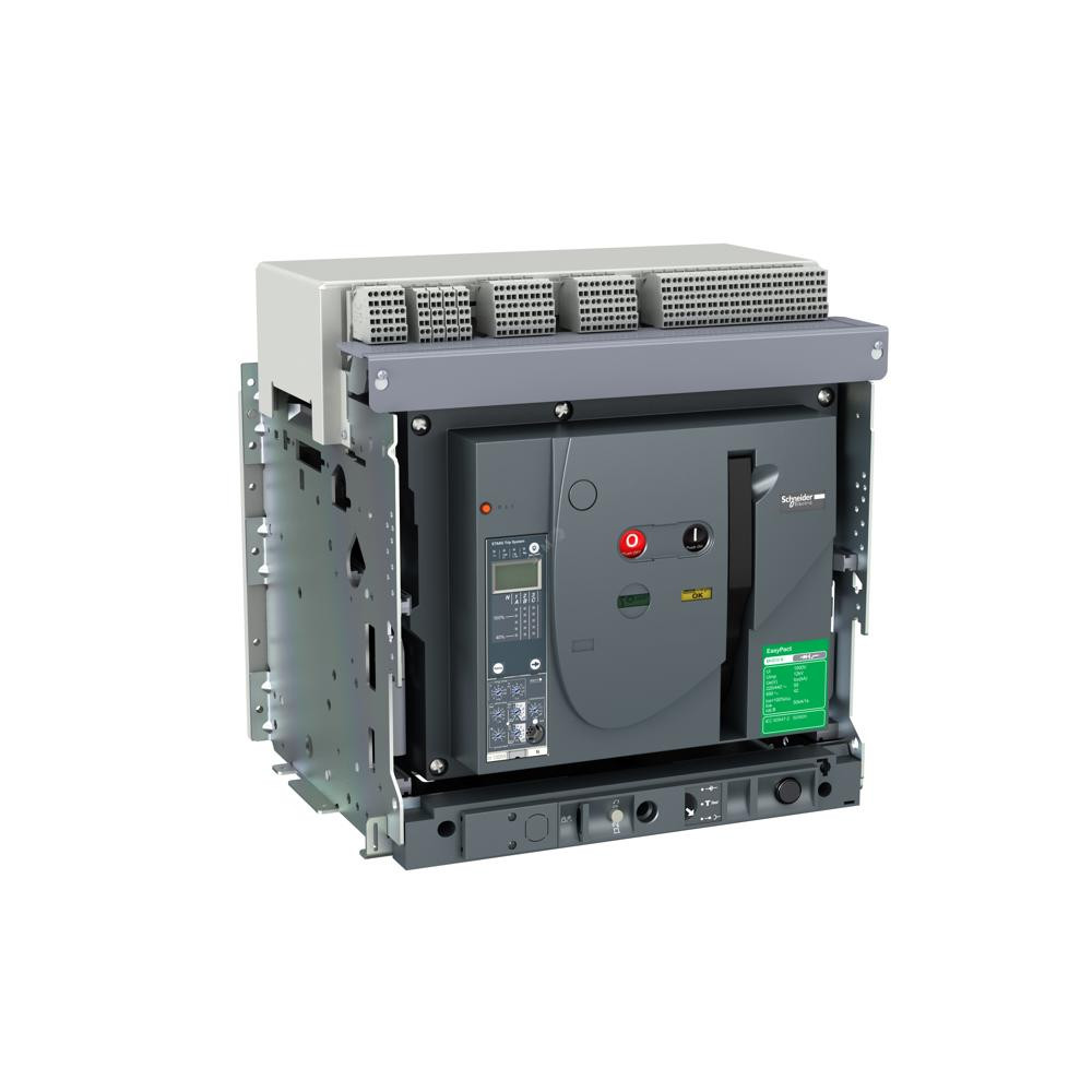 Выключатель автоматический трехполюсный EasyPact MVS 2500A 50кА электронный расцепитель ET5S выдвижной электрический привод (MVS25N3NW5L)