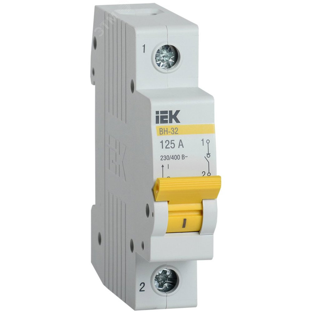 Выключатель нагрузки (мини-рубильник) ВН-32 1Р 125А IEK (MNV10-1-125)