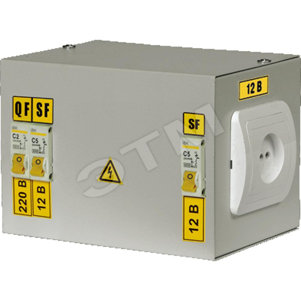 Ящик с понижающим трансформатором ЯТП-230/36/0.25 IP30 с 3 автоматами УХЛ4 (MTT13-036-0250)