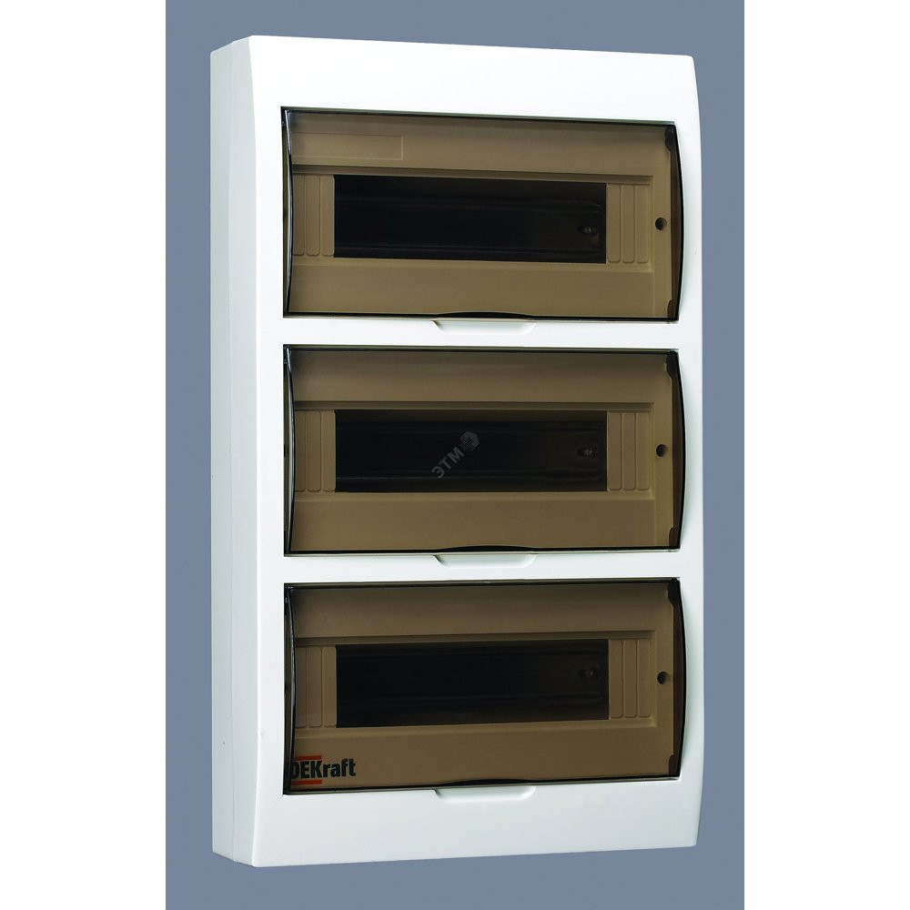 Щит распределительный навесной ЩРн-36 IP41 пластиковый прозрачная дверь (31014DEK)