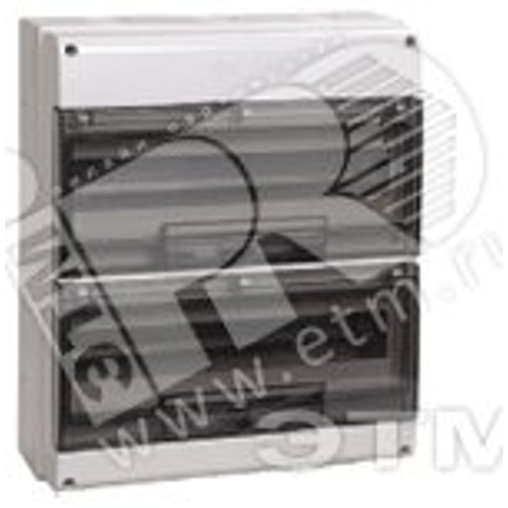 Щит распределительный навесной ЩРн-П-24 IP66 пластиковый белый прозрачная дверь КМПн 2/24 (MKP73-N-24-66)