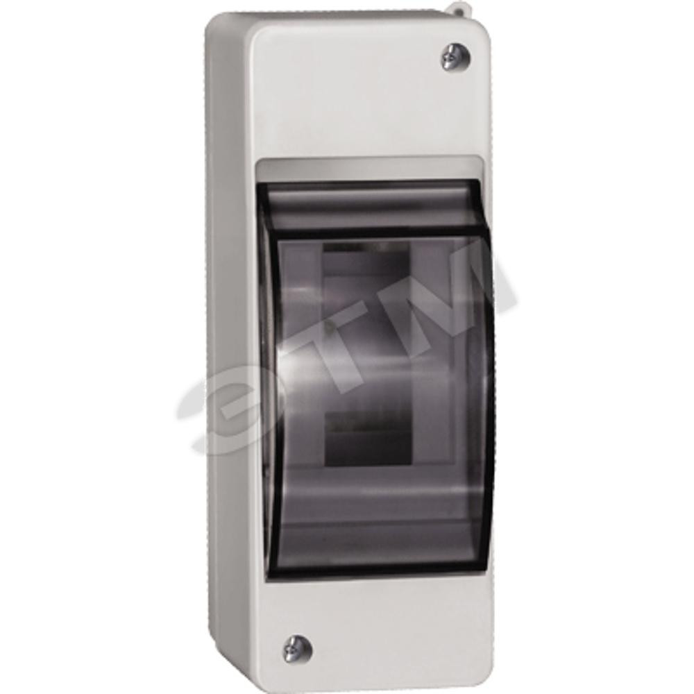 Щит распределительный навесной ЩРн-П-2 IP30 пластиковый белый прозрачная дверьКМПн 2/2 (MKP42-N-02-30-20)