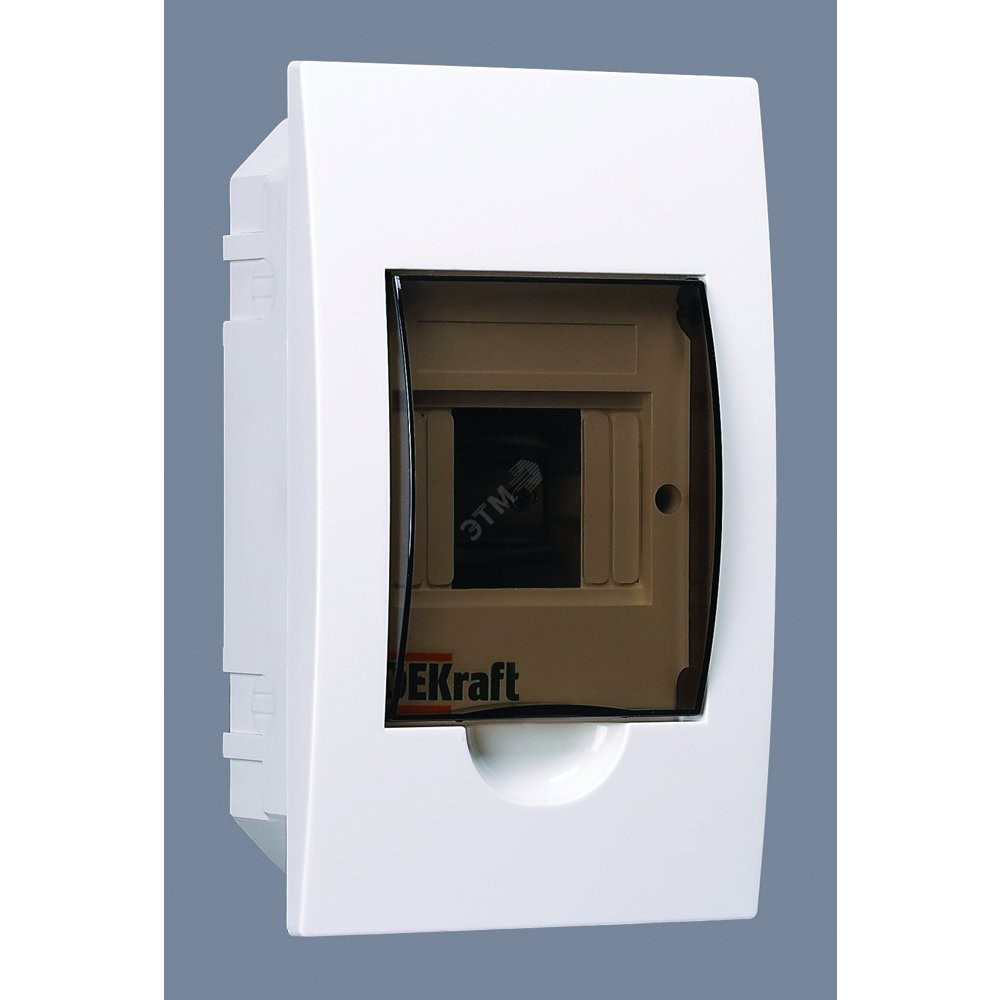 Щит распределительный встраиваемый ЩРВ-П-4 IP41 пластиковый прозрачная дверь (31001DEK)
